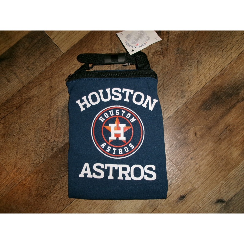 HOUSTON ASTROS     6X8 BAG PURSE VINTAGE ZIPPER T1